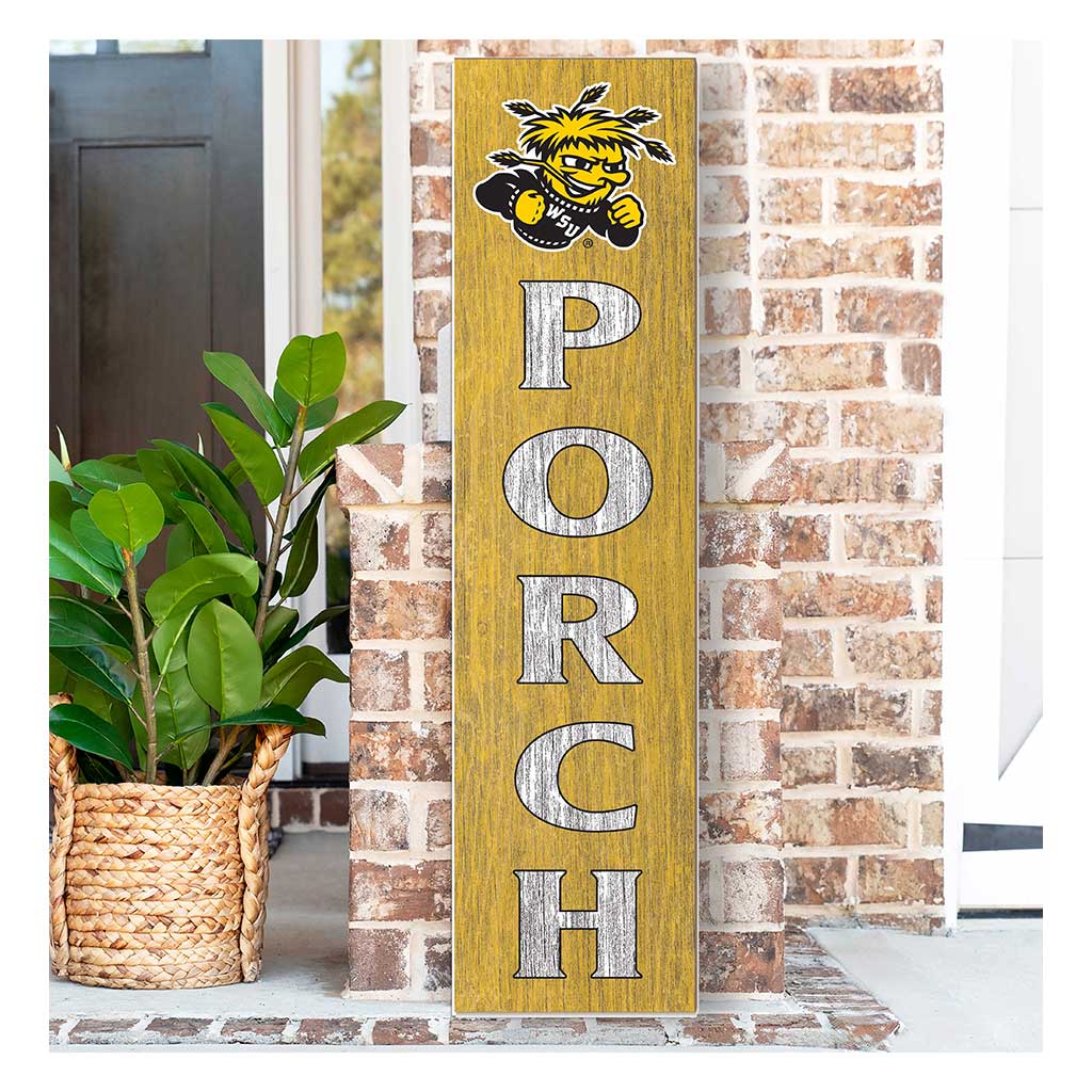 11x46 Leaning Sign Porch Wichita State Shockers