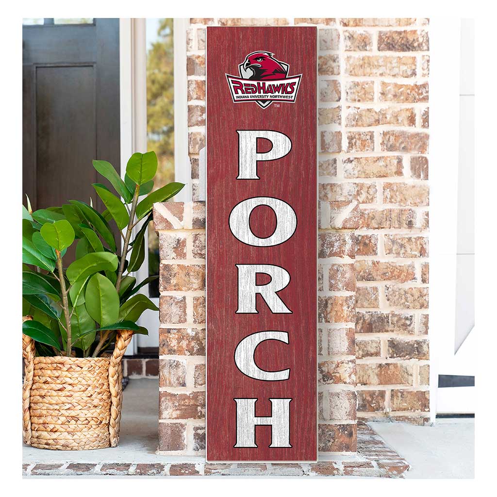 11x46 Leaning Sign Porch Indiana University Northwest Redhawks