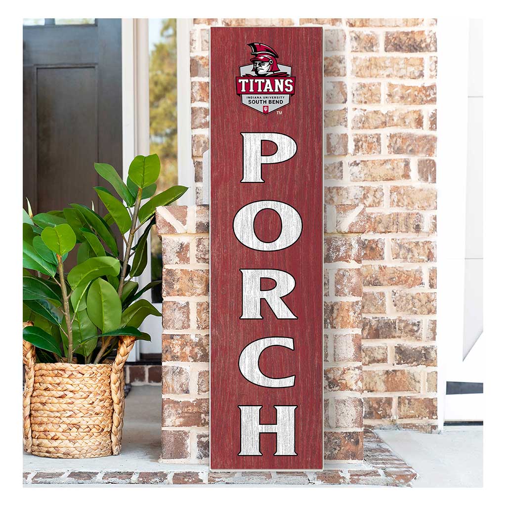 11x46 Leaning Sign Porch Indiana University South Bend Titans