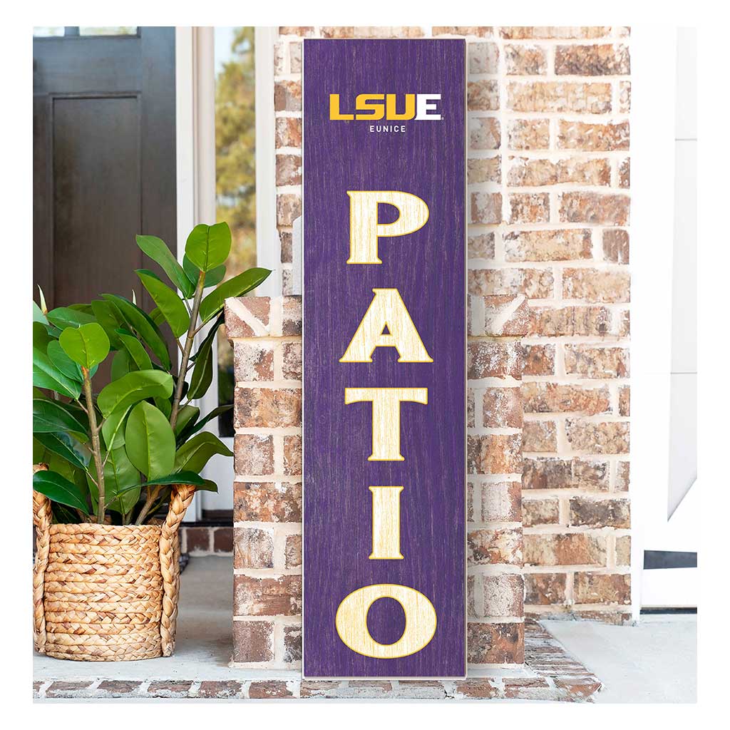 11x46 Leaning Sign Patio LSU Eunice Bengals