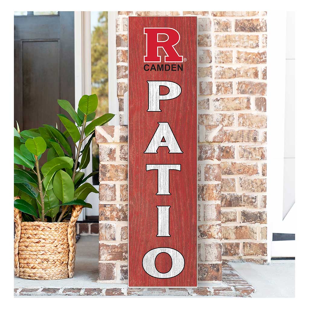 11x46 Leaning Sign Patio Rutgers - Camden