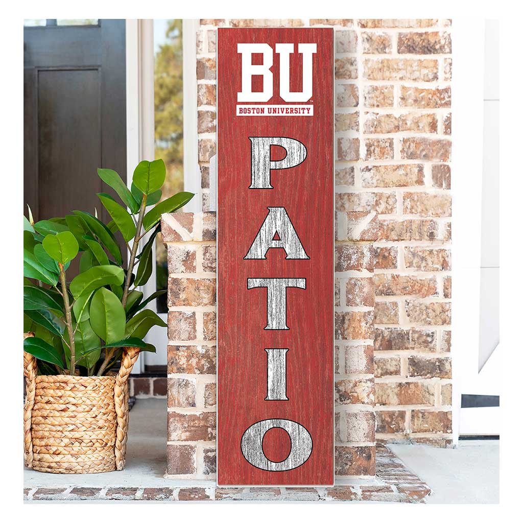 11x46 Leaning Sign Patio Boston University Terriers