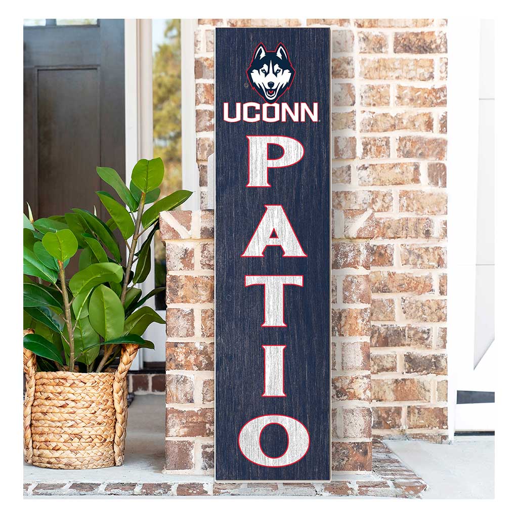 11x46 Leaning Sign Patio Connecticut Huskies