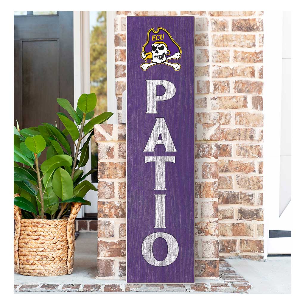 11x46 Leaning Sign Patio East Carolina Pirates