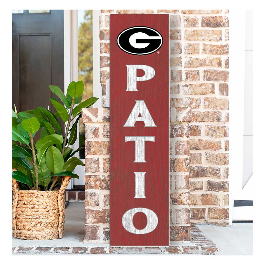 11x46 Leaning Sign Patio Georgia Bulldogs