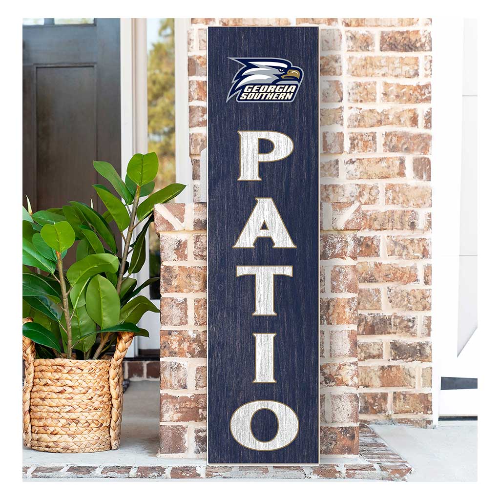 11x46 Leaning Sign Patio Georgia Southern Eagles