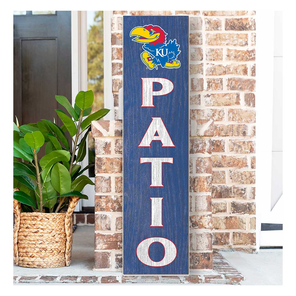 11x46 Leaning Sign Patio Kansas Jayhawks