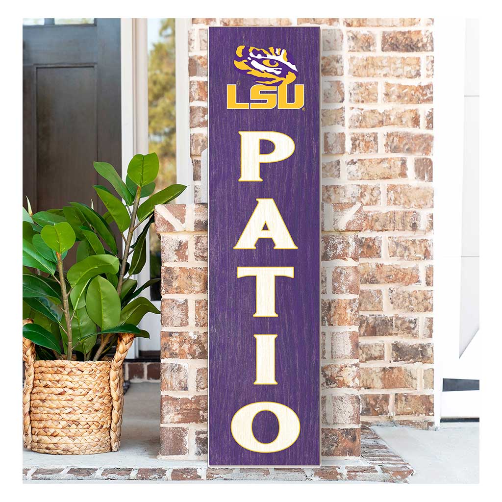 11x46 Leaning Sign Patio LSU Fighting Tigers