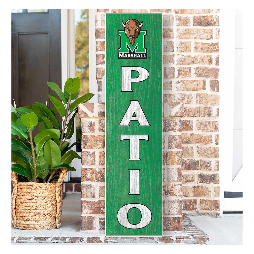 11x46 Leaning Sign Patio Marshall Thundering Herd