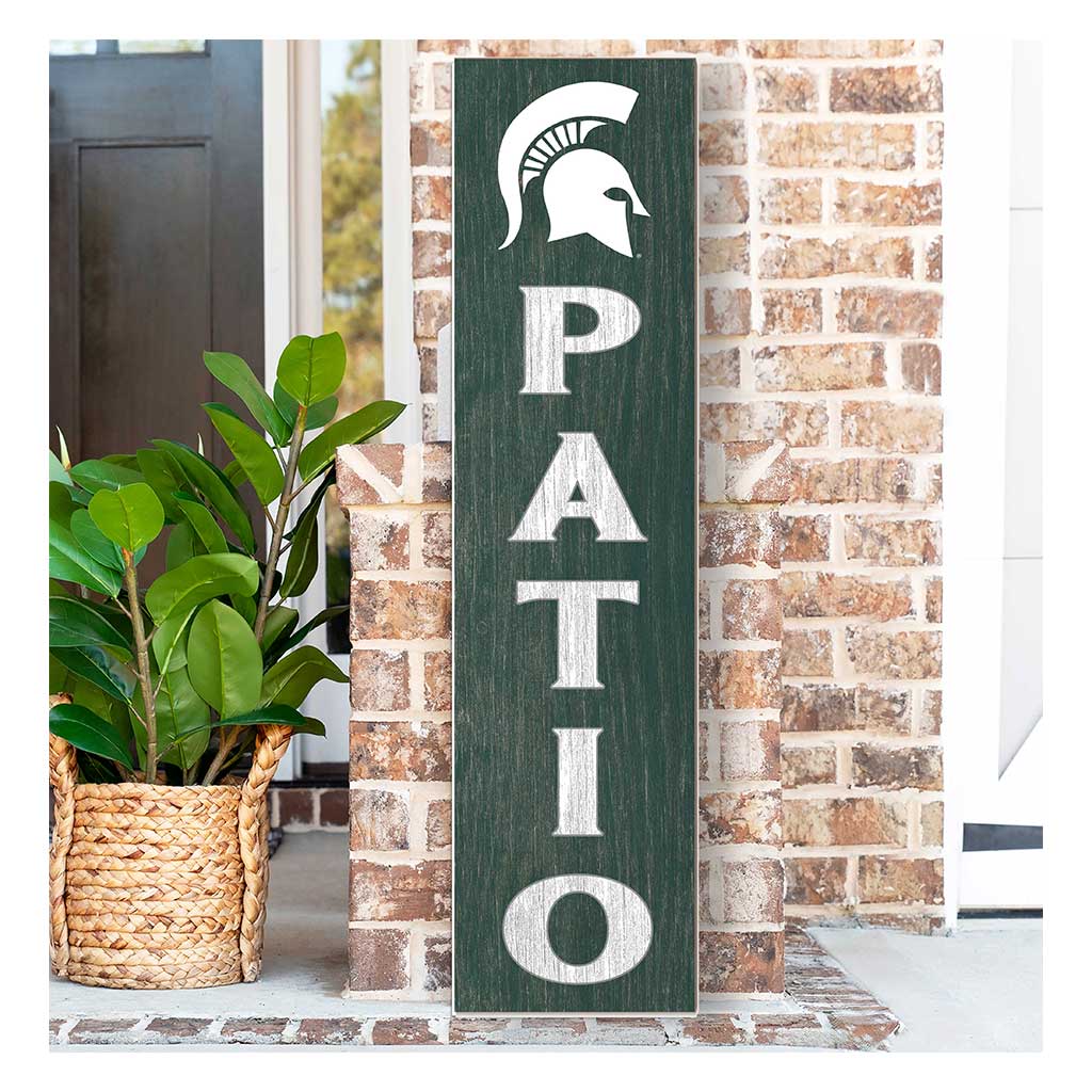 11x46 Leaning Sign Patio Michigan State Spartans