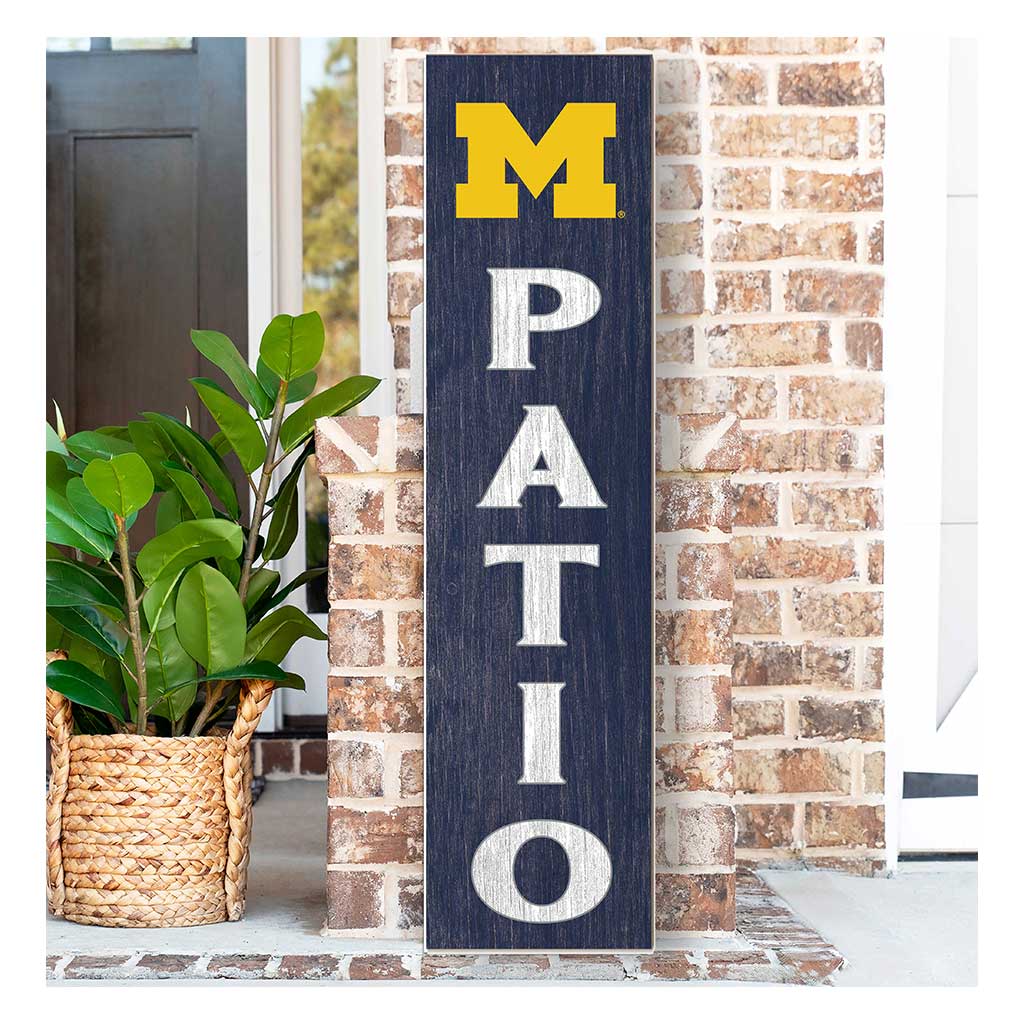 11x46 Leaning Sign Patio Michigan Wolverines