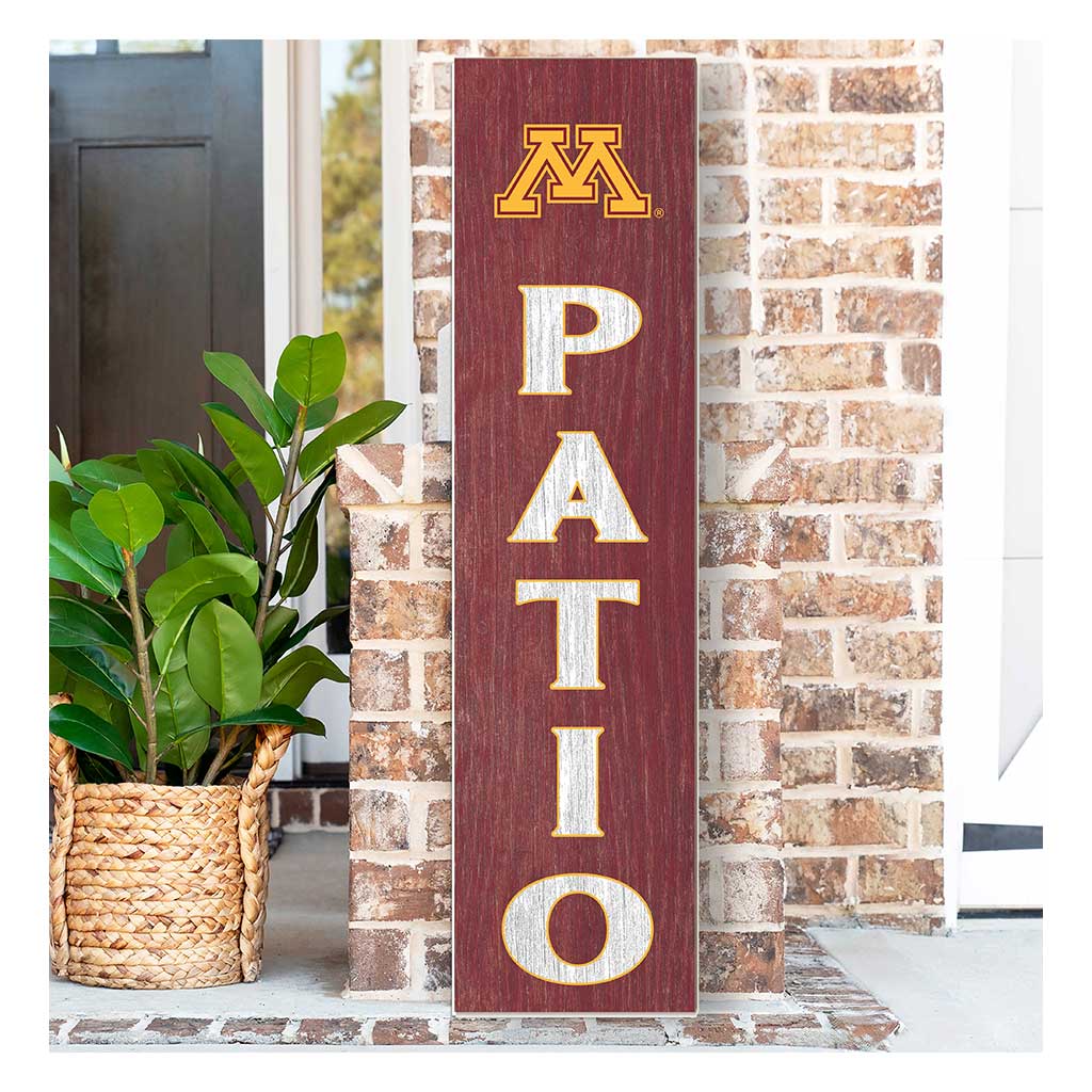 11x46 Leaning Sign Patio Minnesota Golden Gophers