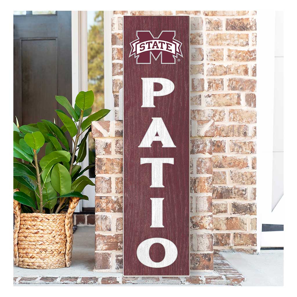 11x46 Leaning Sign Patio Mississippi State Bulldogs