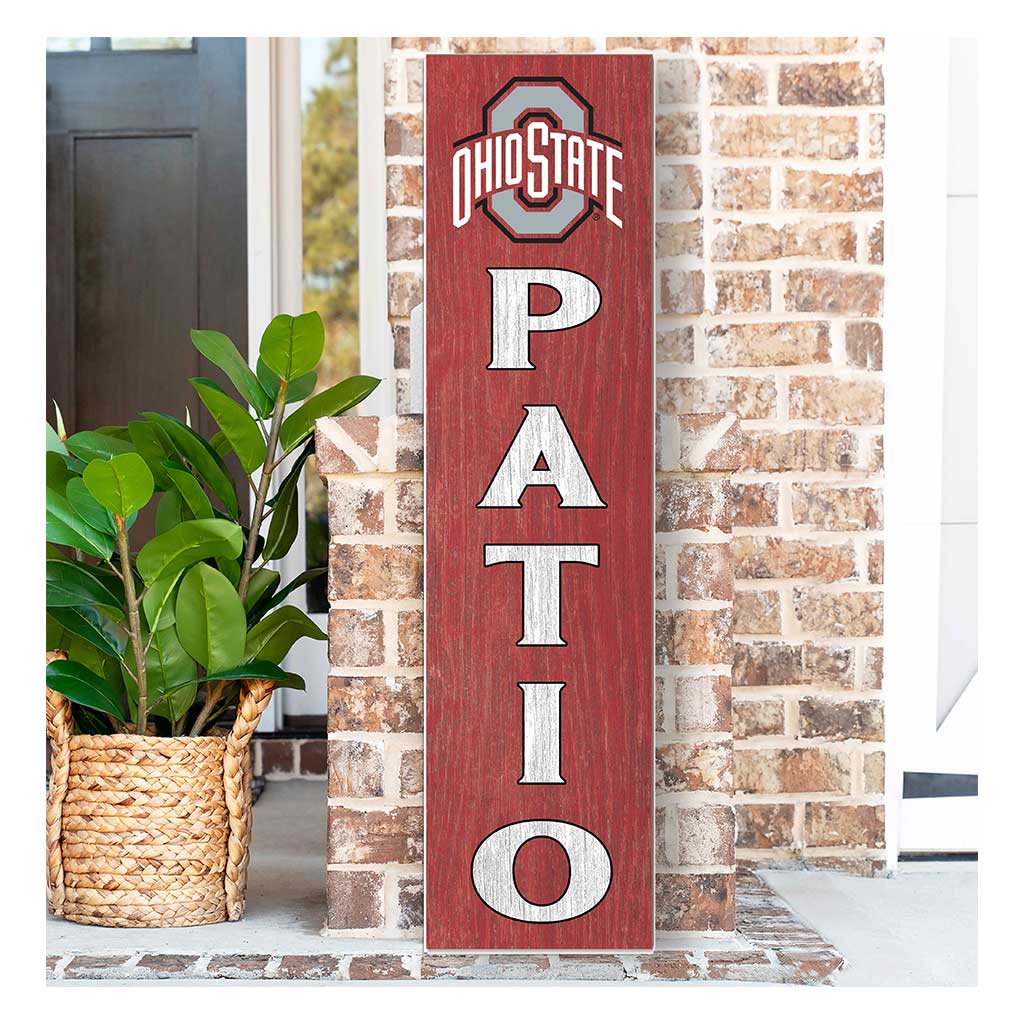 11x46 Leaning Sign Patio Ohio State Buckeyes