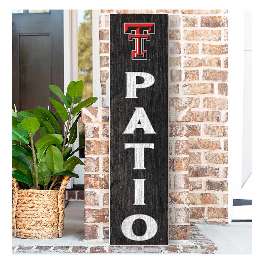 11x46 Leaning Sign Patio Texas Tech Red Raiders