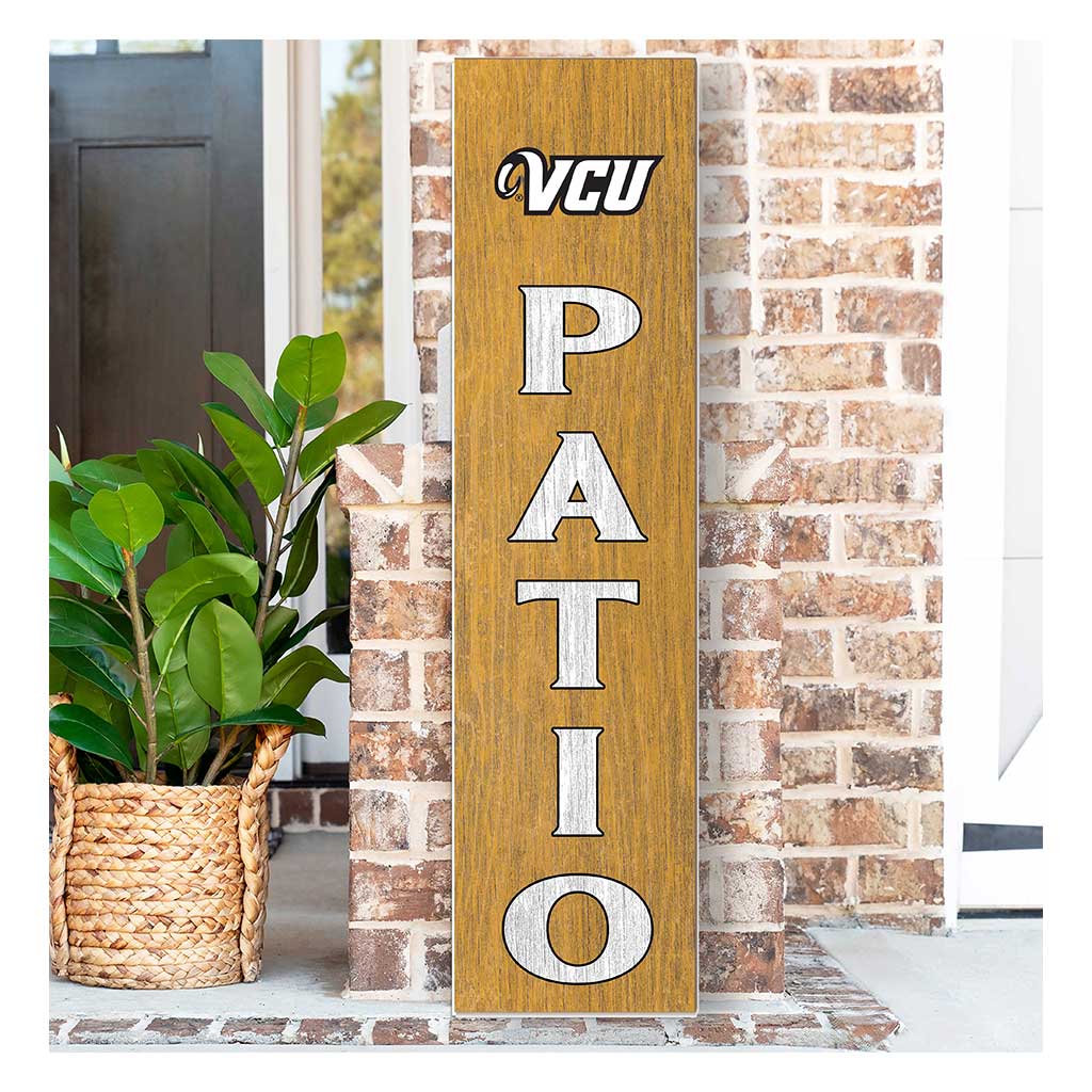 11x46 Leaning Sign Patio Virginia Commonwealth Rams