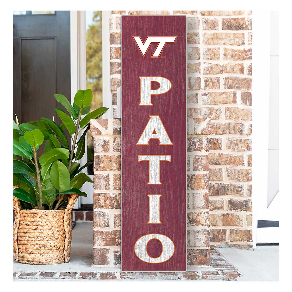 11x46 Leaning Sign Patio Virginia Tech Hokies