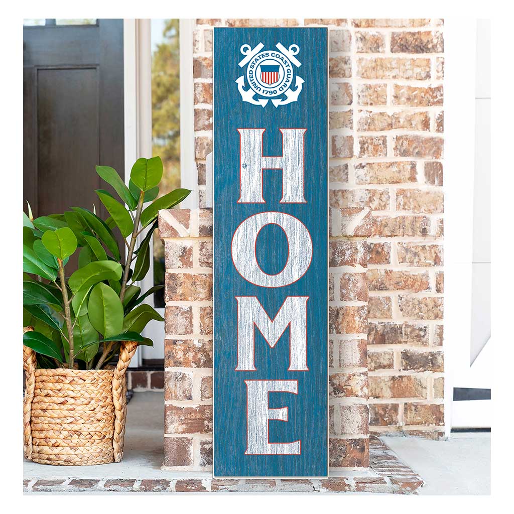 11x46 Leaning Sign Home Coast Guard