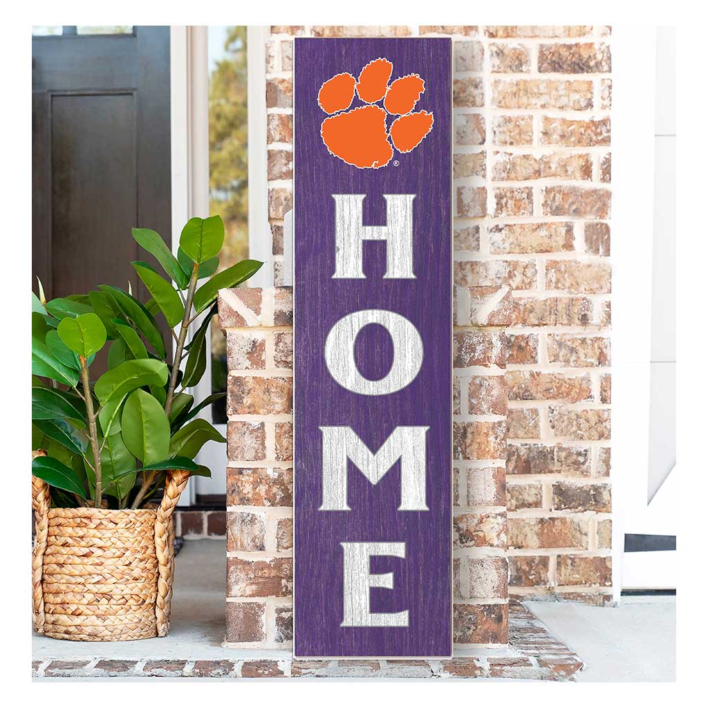 11x46 Leaning Sign Home Clemson Tigers