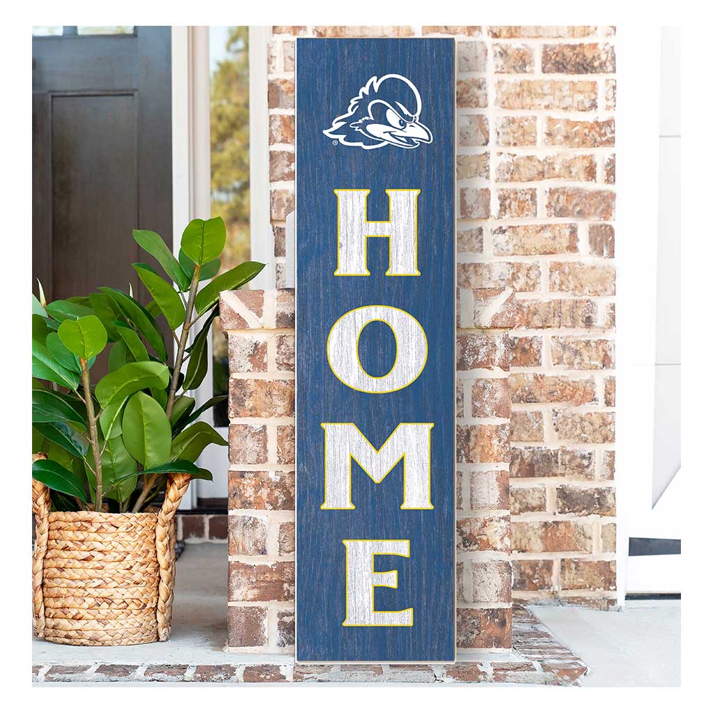 11x46 Leaning Sign Home Delaware Fightin Blue Hens