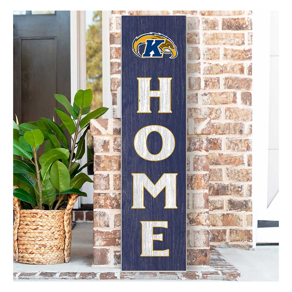 11x46 Leaning Sign Home Kent State Golden Flashes