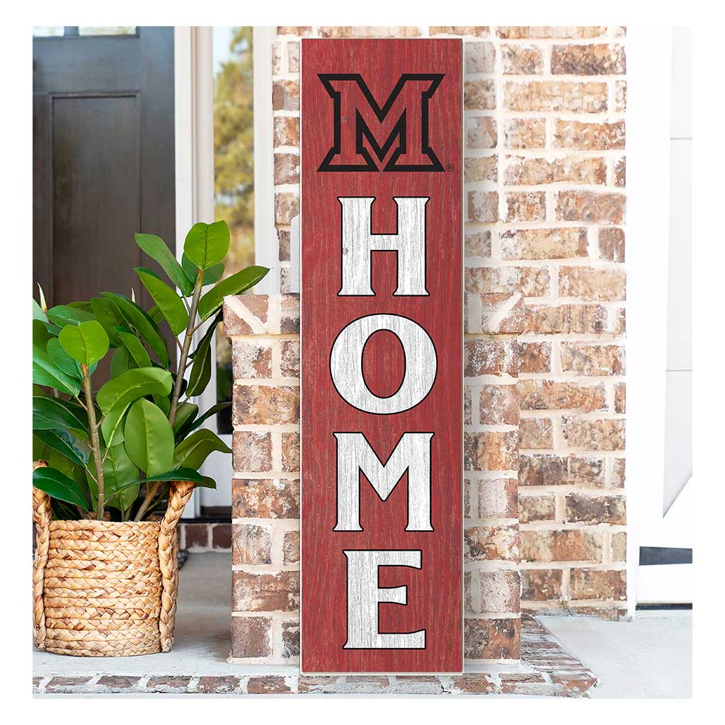 11x46 Leaning Sign Home Miami of Ohio Redhawks