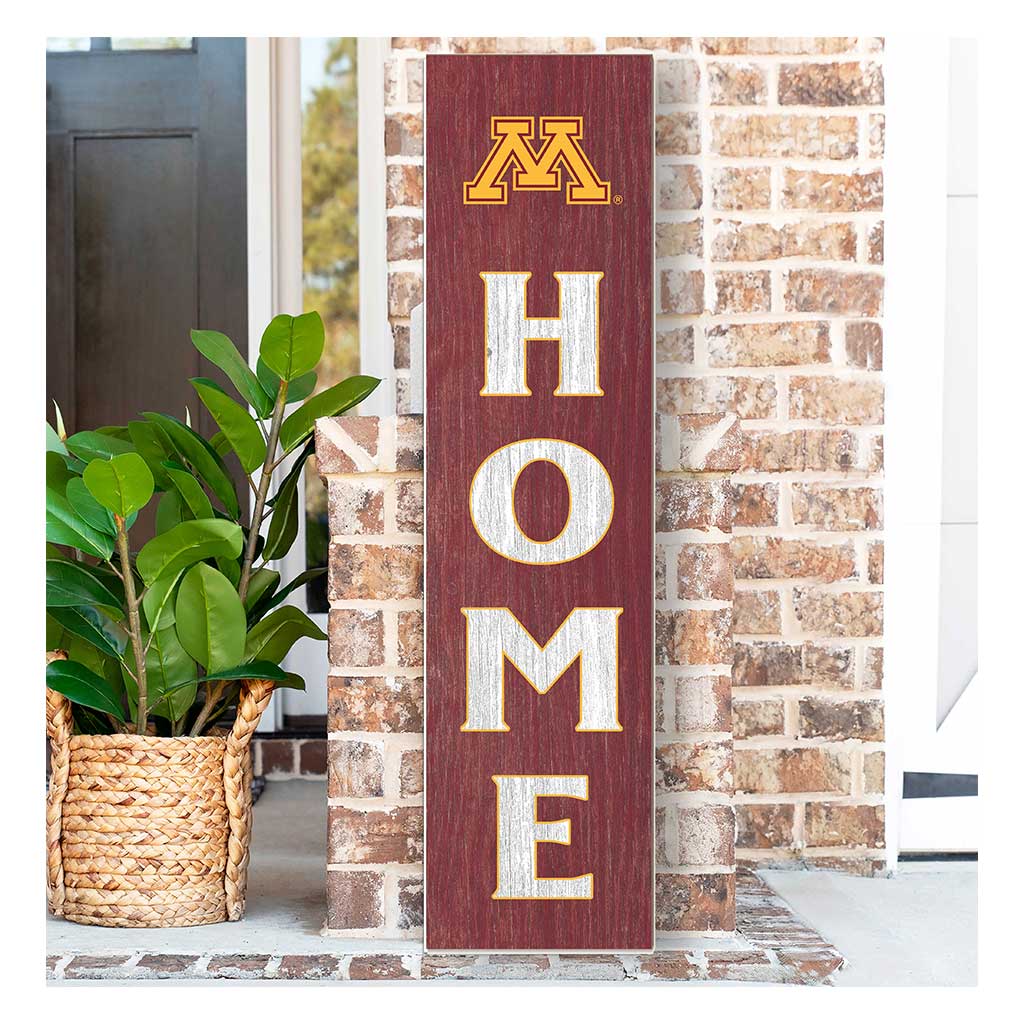 11x46 Leaning Sign Home Minnesota Golden Gophers