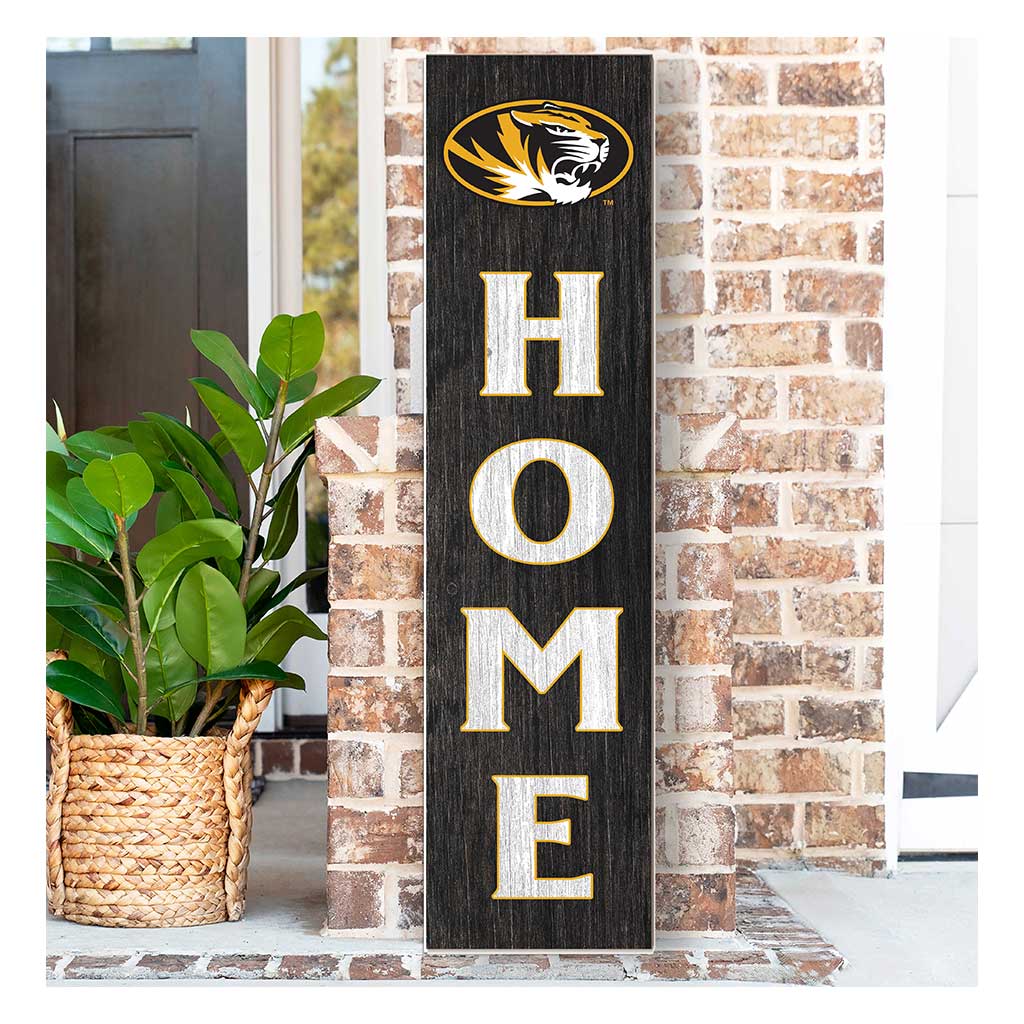 11x46 Leaning Sign Home Missouri Tigers