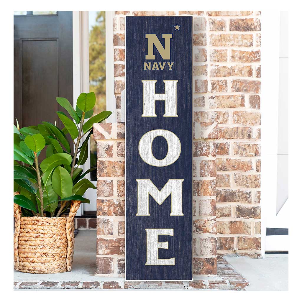 11x46 Leaning Sign Home Naval Academy Midshipmen