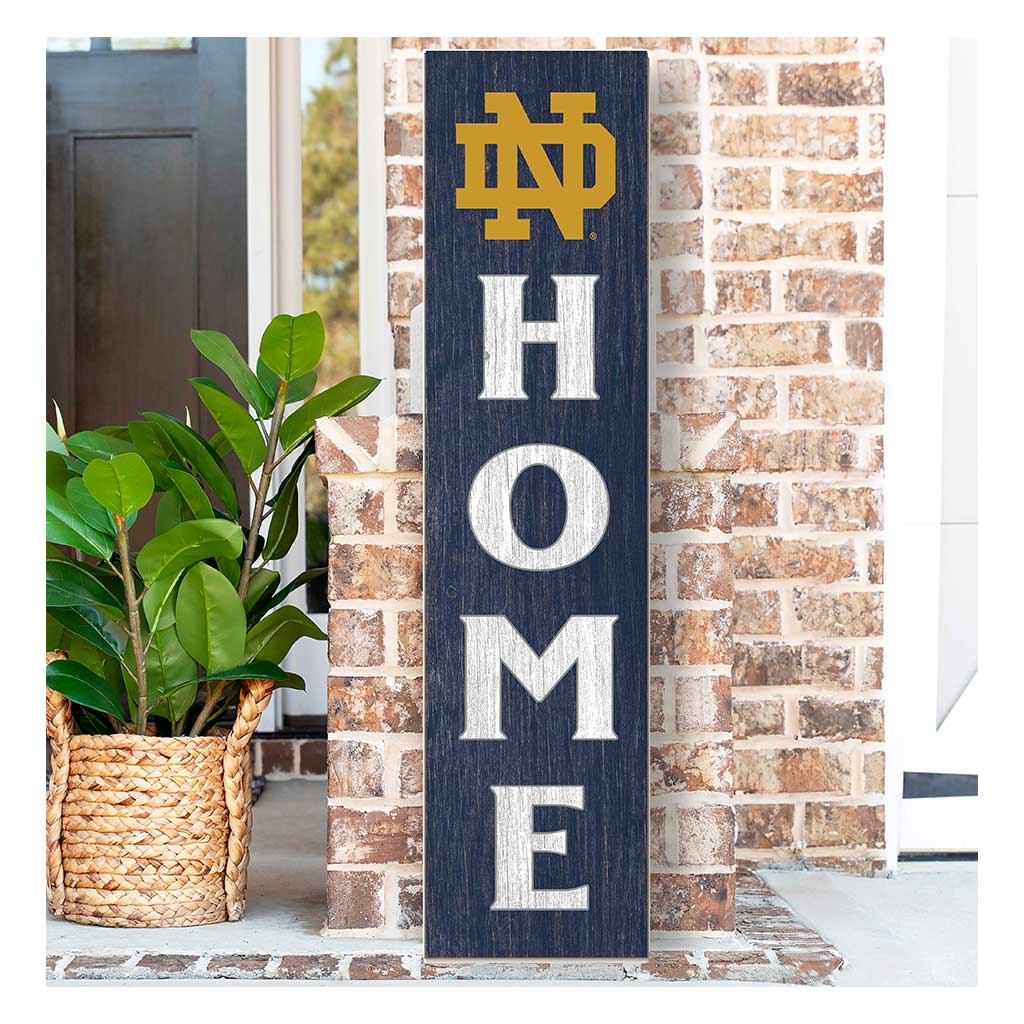 11x46 Leaning Sign Home Notre Dame Fighting Irish