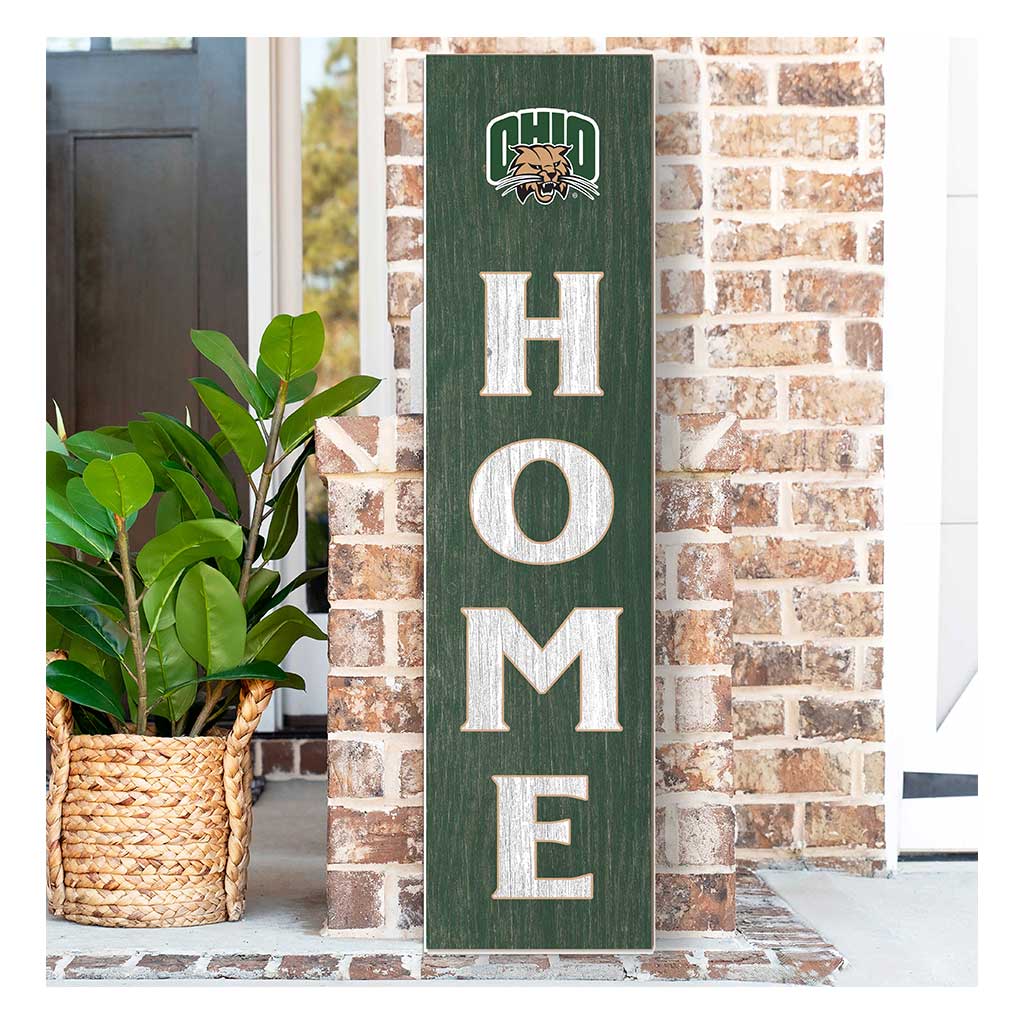 11x46 Leaning Sign Home Ohio Univ Bobcats