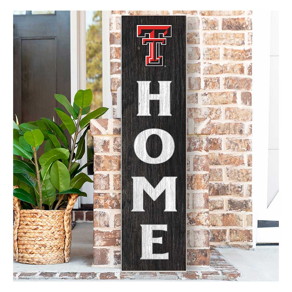 11x46 Leaning Sign Home Texas Tech Red Raiders