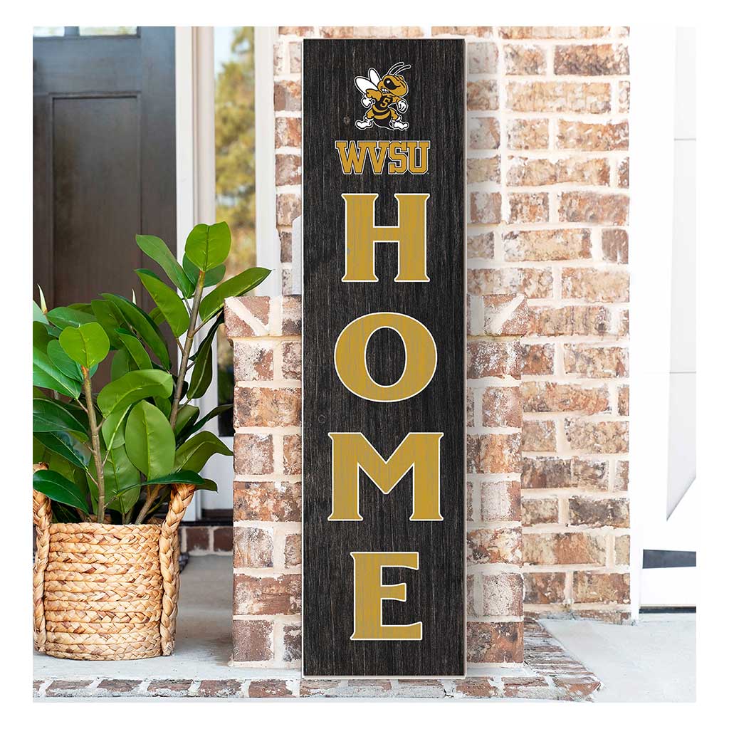 11x46 Leaning Sign Home West Virginia State Yellow Jackets