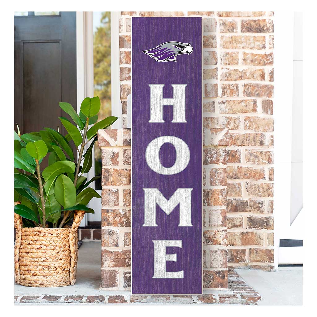 11x46 Leaning Sign Home University of Wisconsin Whitewater Warhawks