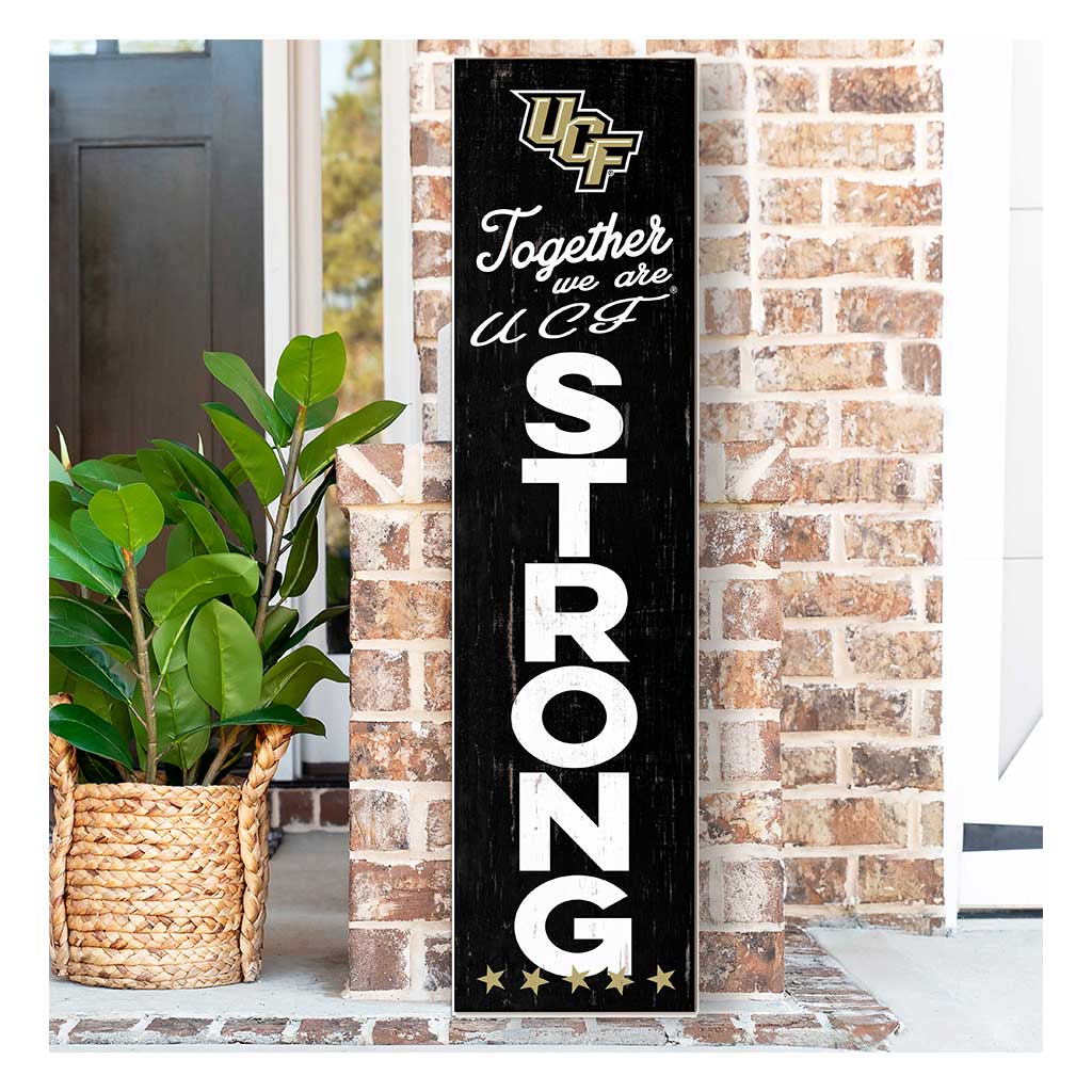11x46 Leaning Sign Together we are Strong Central Florida Knights
