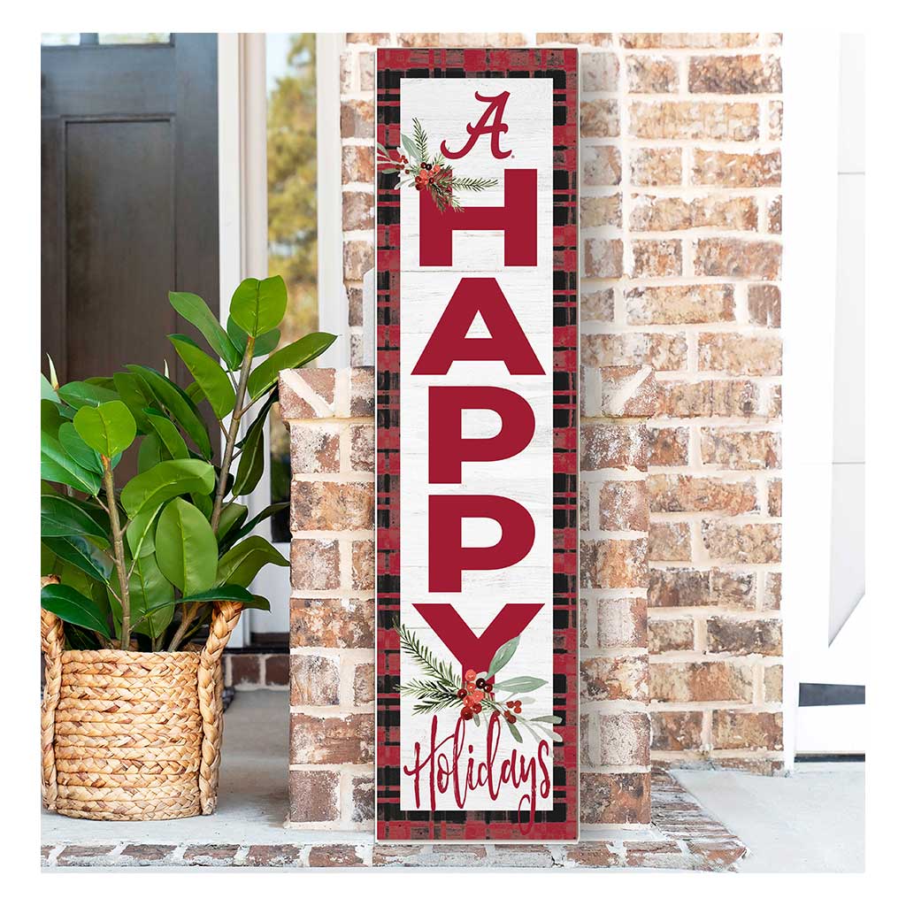 11x46 Merry Christmas Sign Alabama Crimson Tide