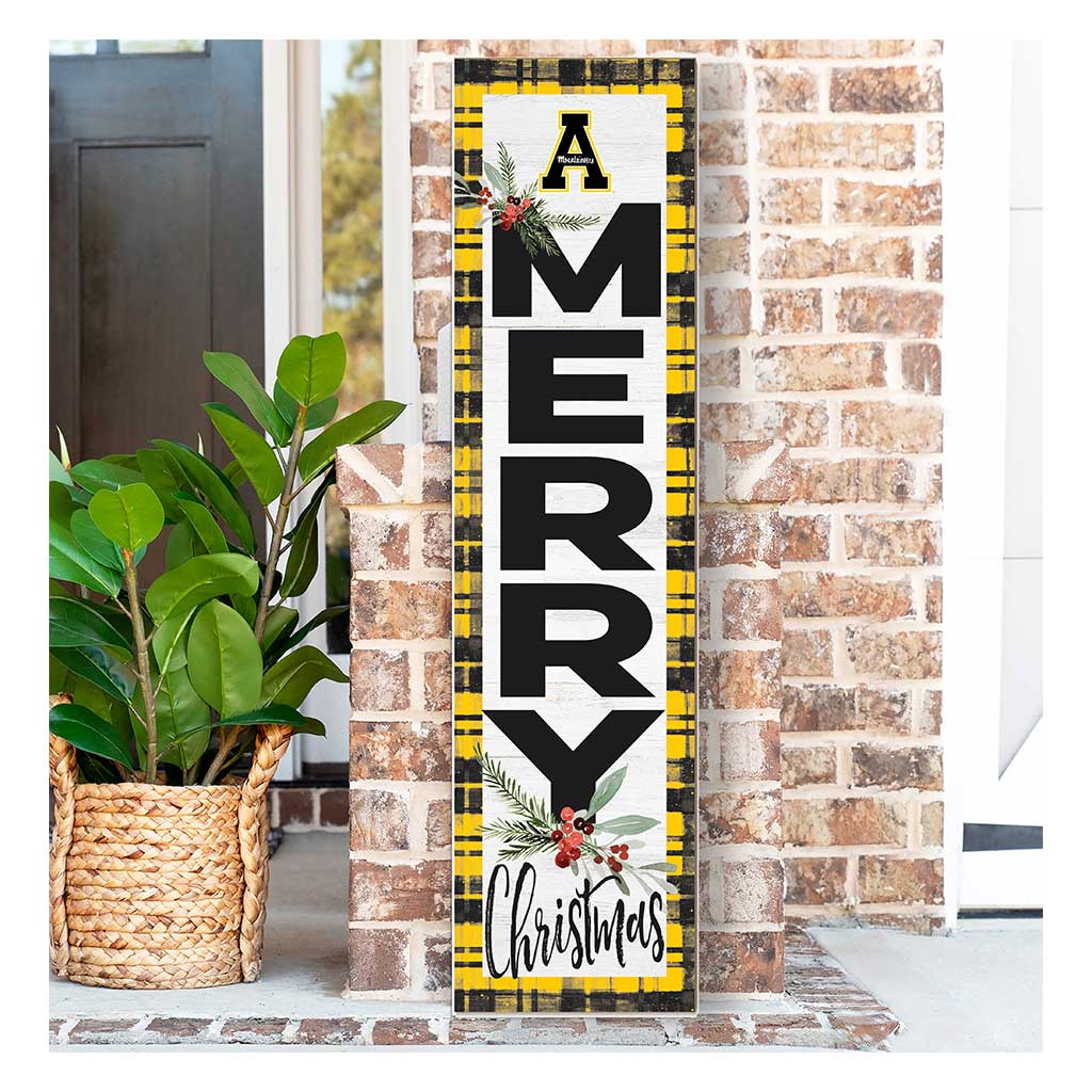 11x46 Merry Christmas Sign Appalachian State Mountaineers