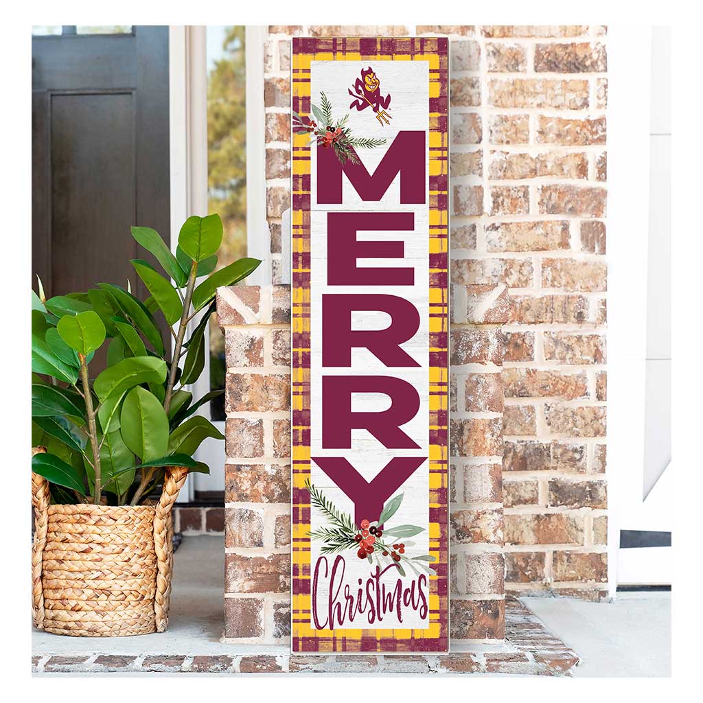 11x46 Merry Christmas Sign Arizona State Sun Devils