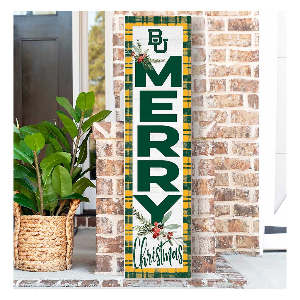 11x46 Merry Christmas Sign Baylor Bears