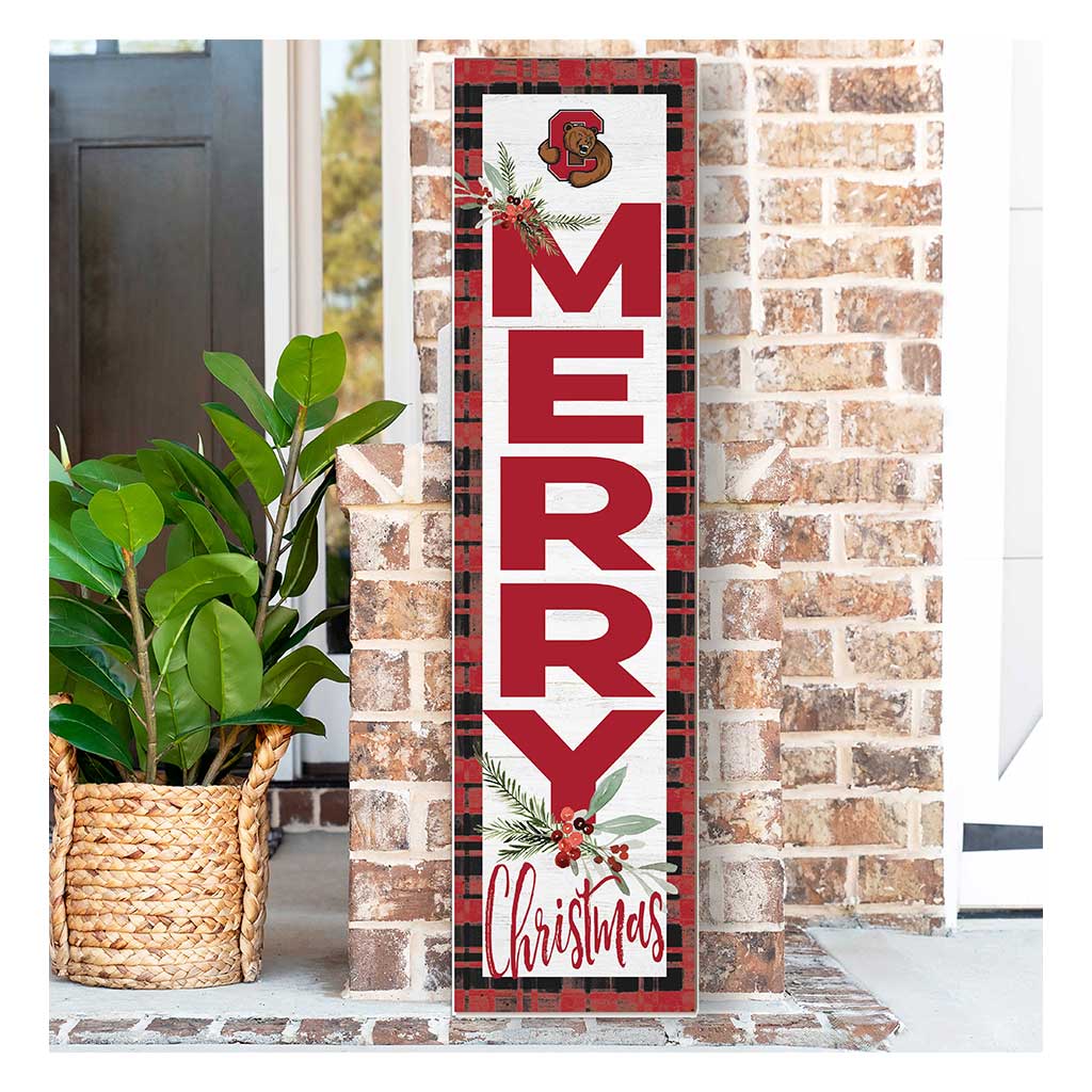 11x46 Merry Christmas Sign Cornell Big Red