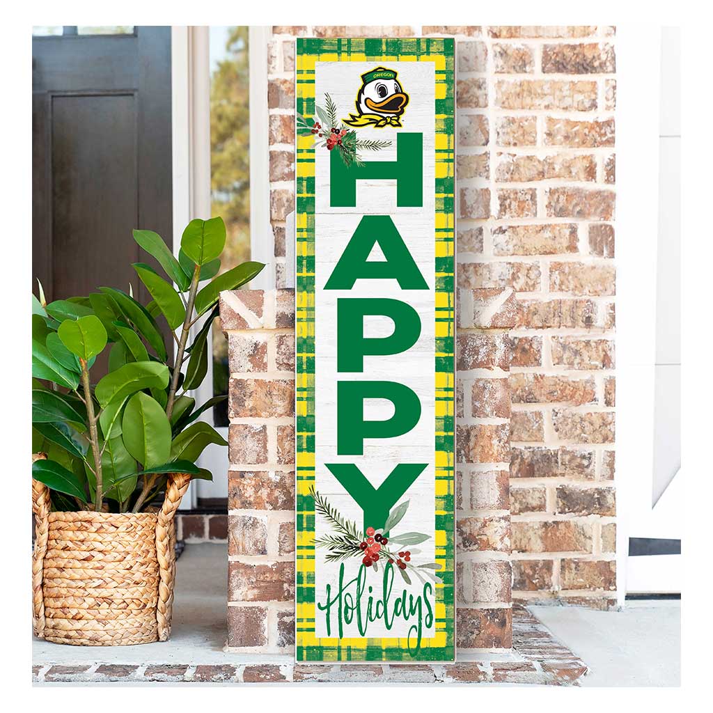 11x46 Merry Christmas Sign Oregon Ducks