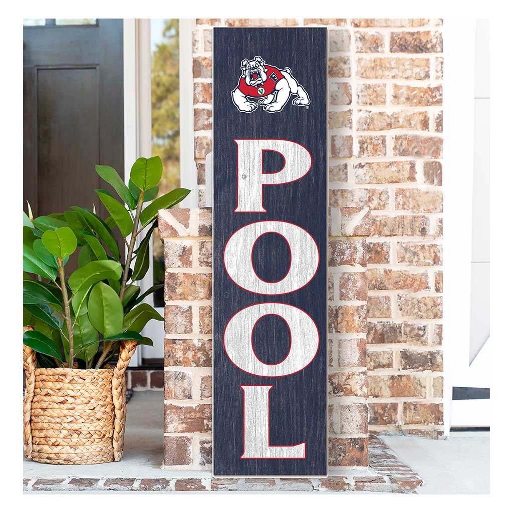 11x46 Leaning Sign Pool Fresno State Bulldogs