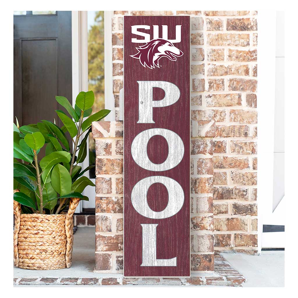 11x46 Leaning Sign Pool Southern Illinois Salukis