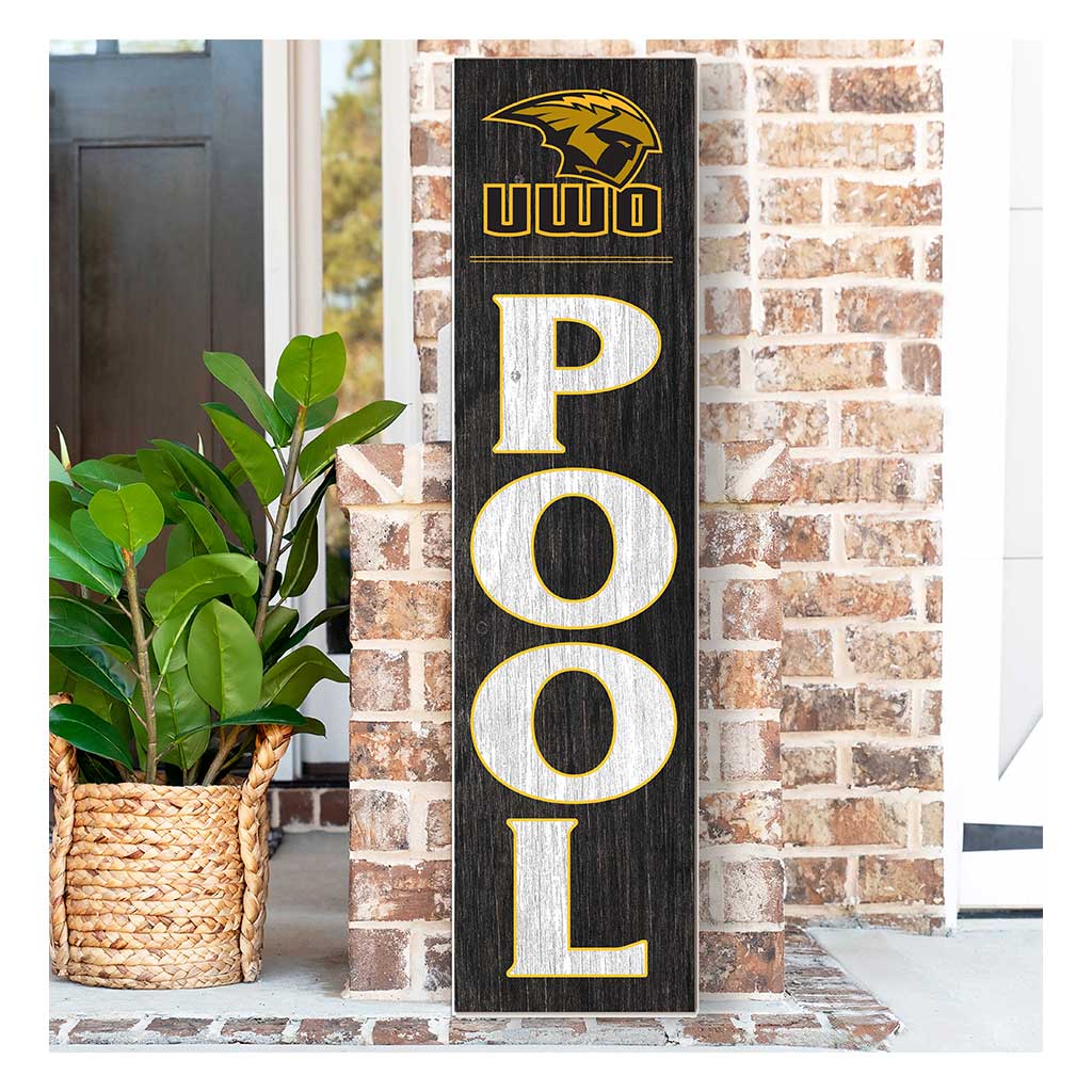 11x46 Leaning Sign Pool University of Wisconsin-Oshkosh