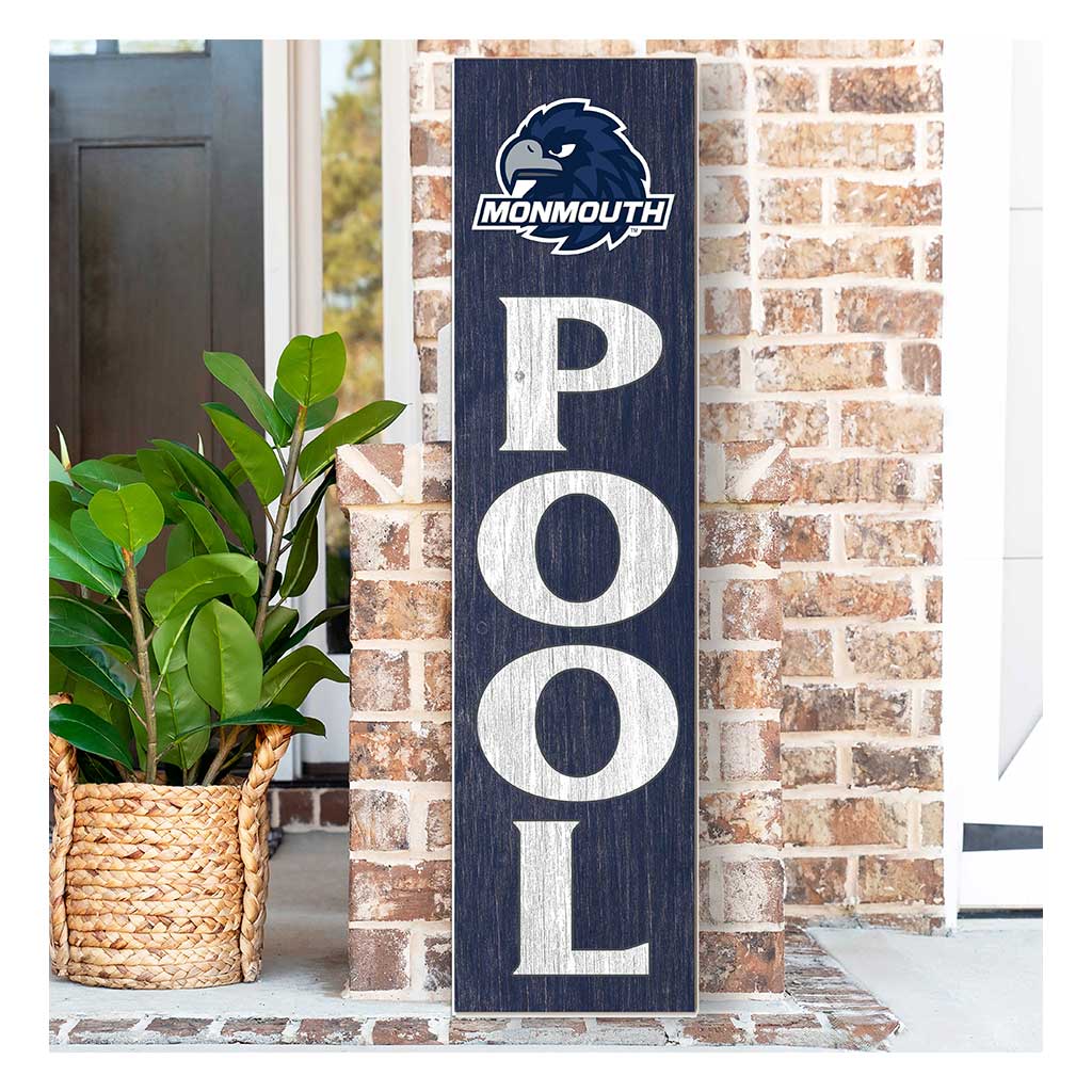 11x46 Leaning Sign Pool Monmouth Hawks