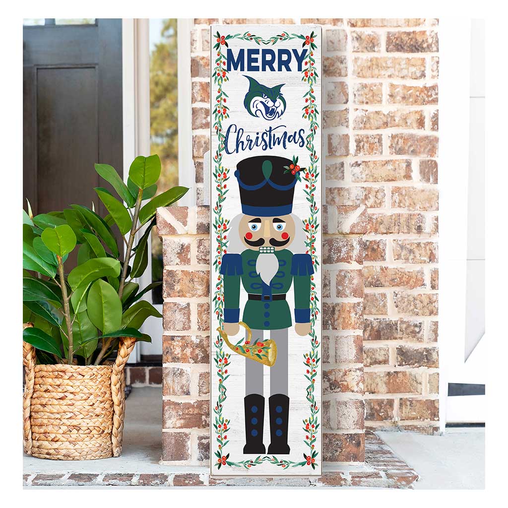 11x46 Leaning Sign Nutcracker Georgia College Bobcats