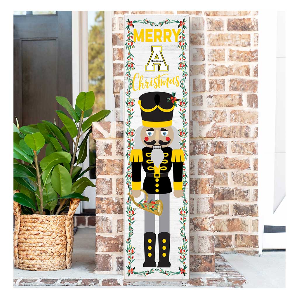 11x46 Leaning Sign Nutcracker Appalachian State Mountaineers