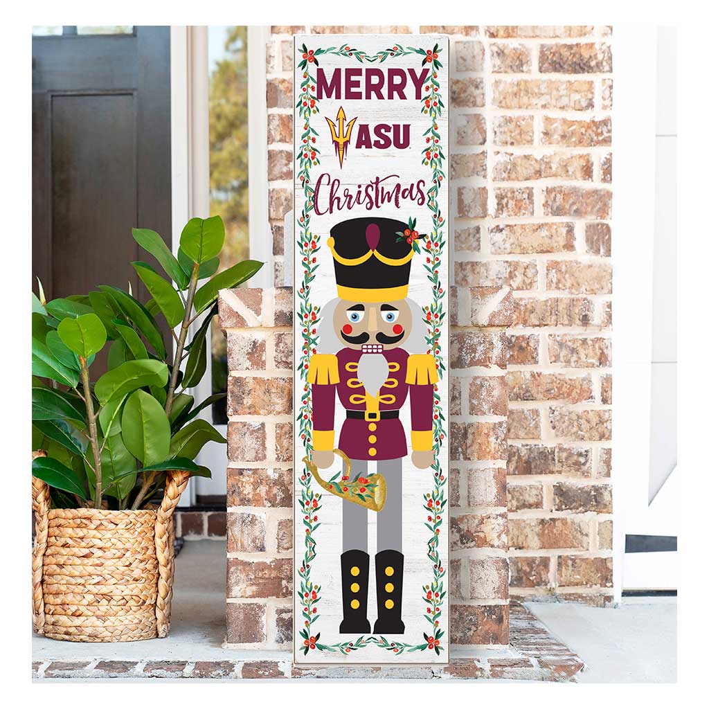 11x46 Leaning Sign Nutcracker Arizona State Sun Devils