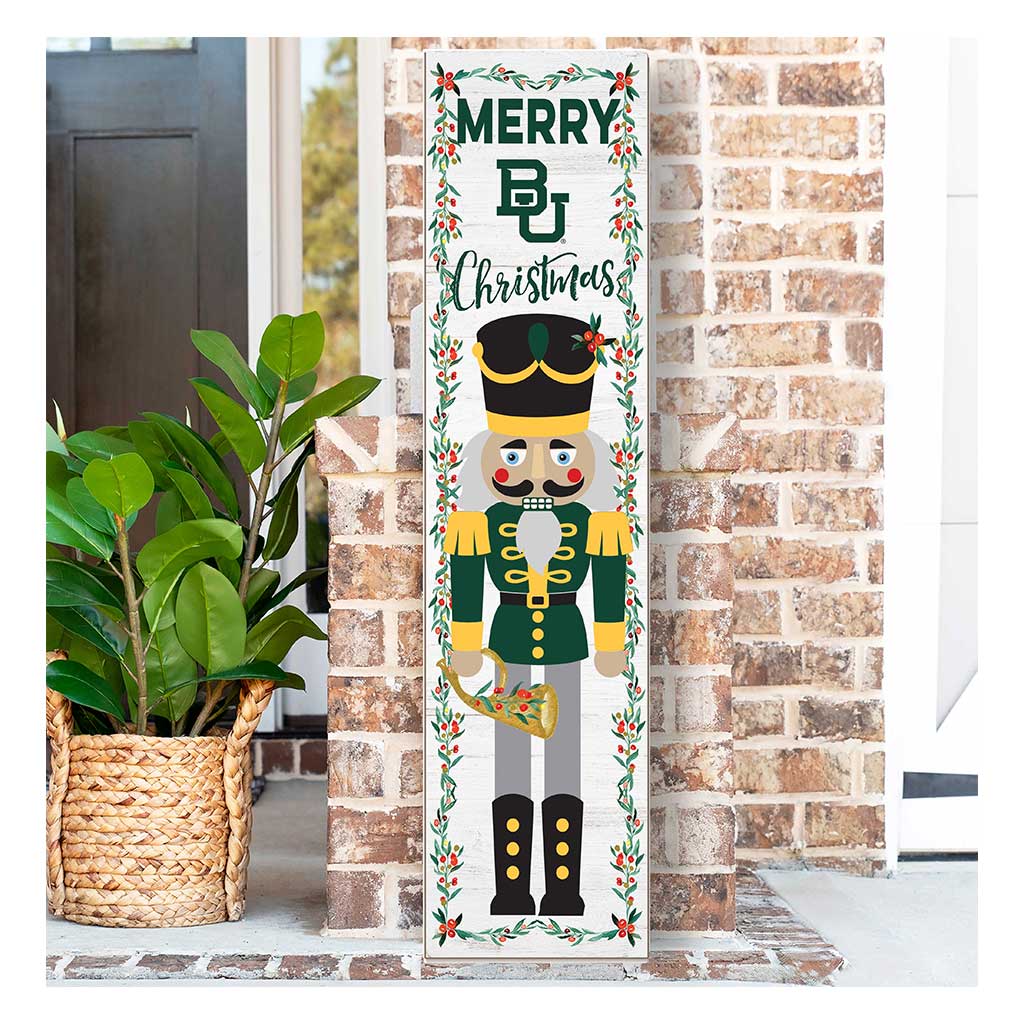 11x46 Leaning Sign Nutcracker Baylor Bears