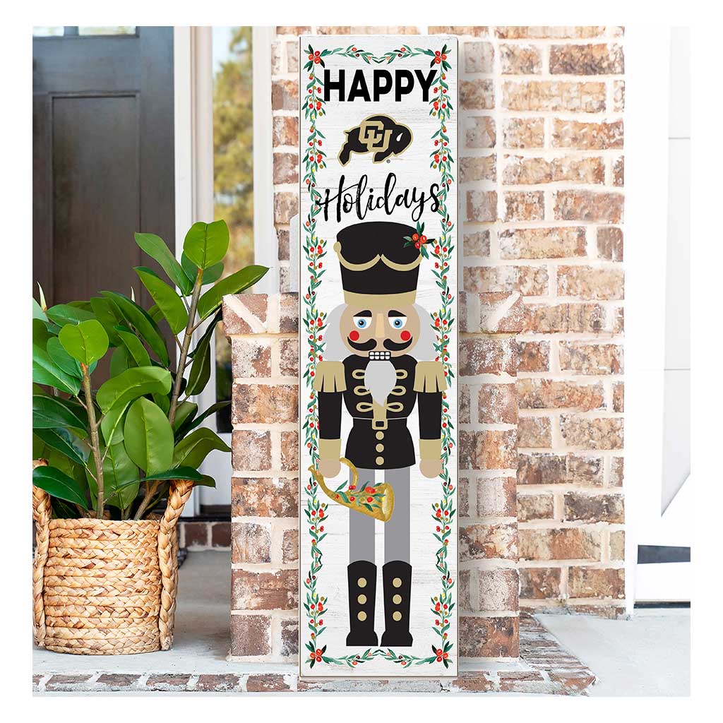 11x46 Leaning Sign Nutcracker Colorado (Boulder) Buffaloes